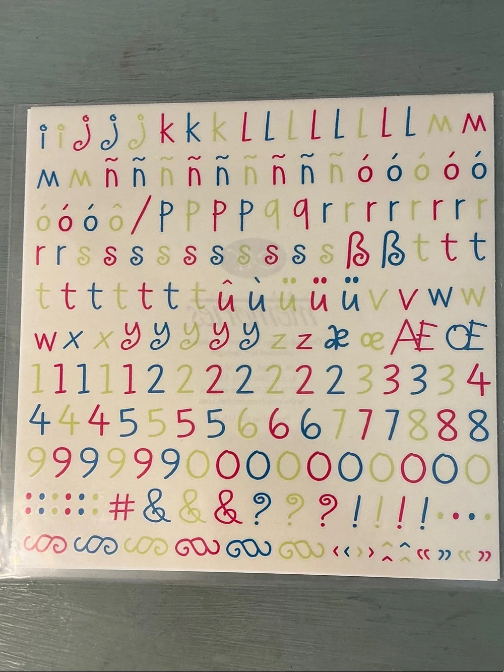 Creative Memories Alphabet Sticker Sheet and Two Paper Packs New in Packages